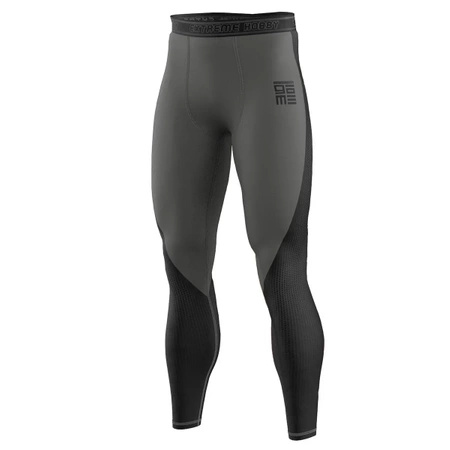 Legginsy męskie EXTREME HOBBY GAME szary