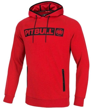 Bluza PIT BULL FALCON HILLTOP czerwona kaptur