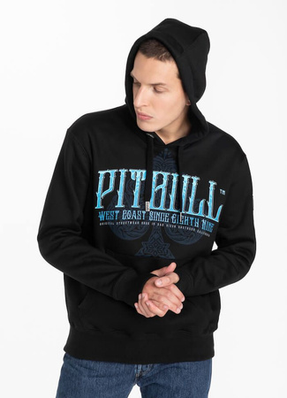 Bluza PIT BULL BLUE SKULL czarna kaptur