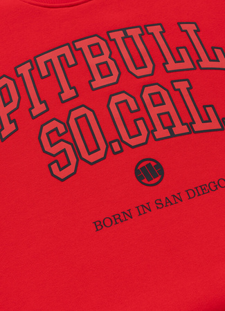 Bluza PIT BULL SO CAL fluo red prosta