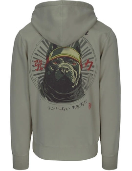 Bluza PIT BULL WASHED MT FUJI grey harbour rozpinana