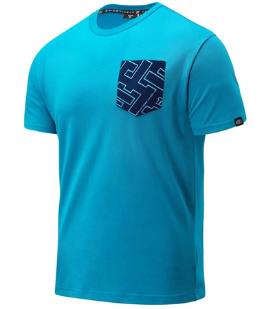 T-shirt EXTREME HOBBY POCKET CRUCIAL turkusowy