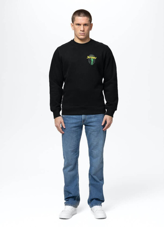 Bluza PIT BULL BJJ FIGHT DVSN czarna prosta