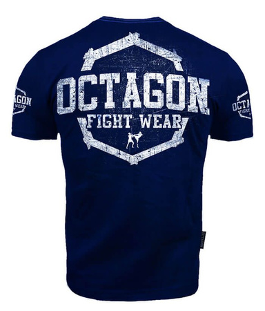 T-shirt OCTAGON FIGHT WEAR II granatowy