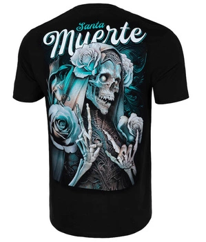 T-shirt PIT BULL SANTA MUERTE 24 czarny