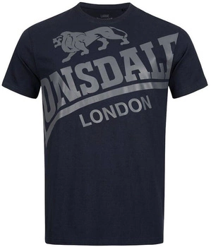 T-shirt LONSDALE WATTON granatowy