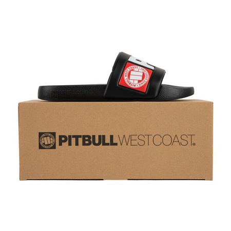 Klapki Pit Bull LOGO czarne