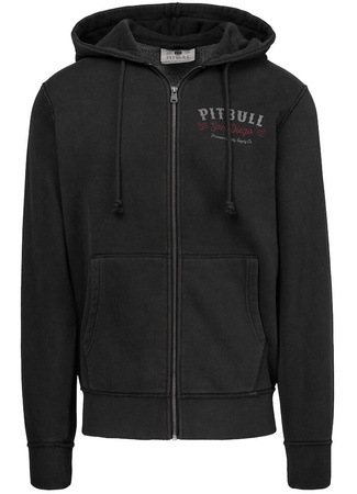 Bluza PIT BULL STRENGTH & RESPECT dark graphite rozpinana