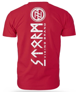 T-shirt DOBERMANS ROUGH SEA TS346 czerwony