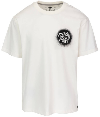 T-shirt PIT BULL Heavy Weight 210 Loose Fit GRAFFITI off white