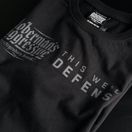 T-shirt DOBERMANS DEFENSE ARMY TS356 czarny