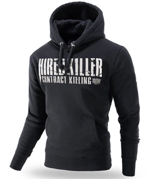 Bluza DOBERMANS AGGRESSIVE CONTRACT KILLING BK286 kaptur czarna