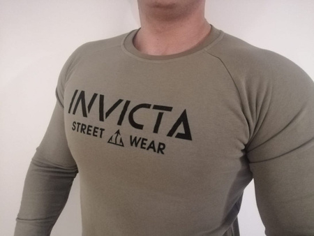 Bluza INVICTA STREETWEAR prosta oliwkowa 