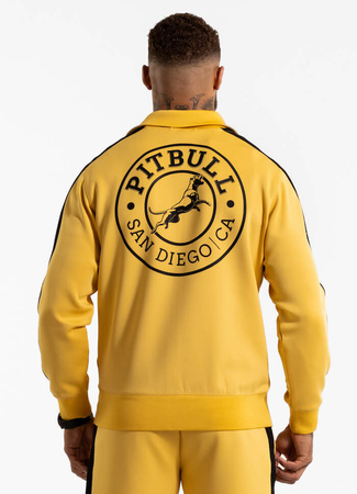 Bluza PIT BULL OLDSCHOOL SAN DIEGO CA żółta (pale yellow) stójka