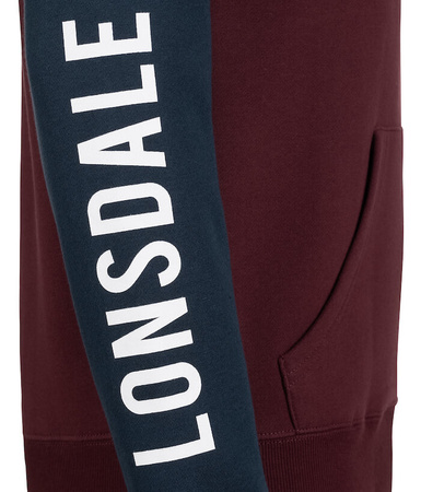 Bluza LONSDALE RINSEY granatowa rozpinana