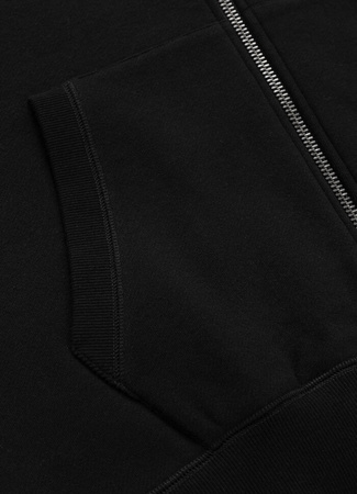 Bluza PIT BULL SMALL LOGO czarna rozpinana