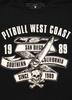 T-shirt PIT BULL OLDSCHOOL RAZOR czarny