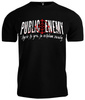 T-shirt PUBLIC ENEMY ŻYCIE TO GRA czarny