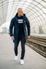 Bluza PGWEAR STAMP granatowa prosta