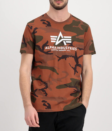 T-shirt ALPHA INDUSTRIES BASIC moro (burned camo)  100501C 681