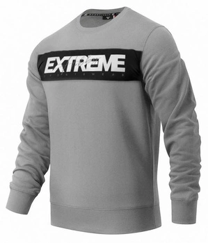 Bluza EXTREME HOBBY HEADLINE szara prosta