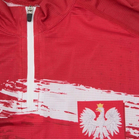 Koszulka Biegowa Męska Rozpinana Polska Prime