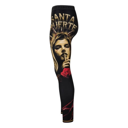 Legginsy męskie EXTREME HOBBY SANTA MUERTE czarny