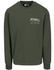 Bluza PIT BULL Tricot Terry TROUBLEMAKER zielona (old green) prosta