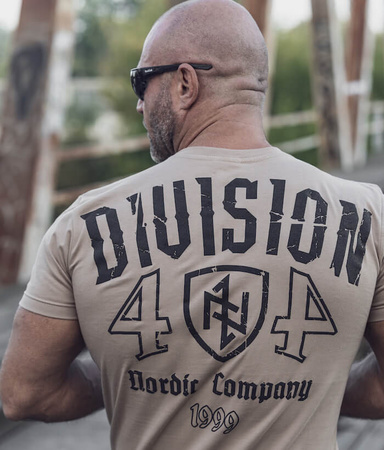 T-shirt DOBERMANS SHIELD 44 TS389 beżowy