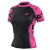 Damski shortsleeve rashguard EXTREME HOBBY NEO różowy