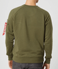 Bluza ALPHA INDUSTRIES X-FIT oliwkowa (dark green) prosta 158320 257