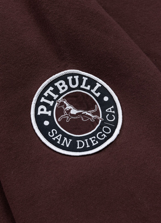 Bluza PIT BULL NORTON dark burgundy kaptur
