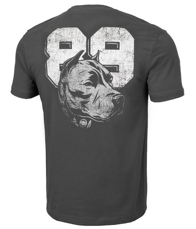 T-shirt PIT BULL DOG 89 grafitowy