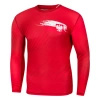 Longsleeve rashguard EXTREME HOBBY POLSKA PRIME czerwony