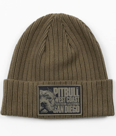 Czapka zimowa PIT BULL SILVAS BLOOD DOG oliwkowa