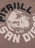 Bluza PIT BULL WASHED DOG SD washed burgundy kaptur