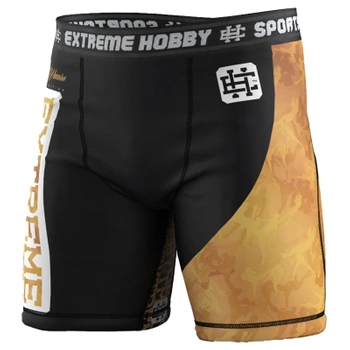 Spodenki Vale Tudo  EXTREME HOBBY GOLDEN WARRIOR czarny