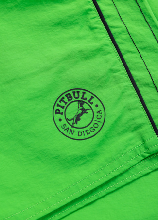 Szorty kąpielowe PIT BULL CROWNHILL zielony (fluo green)