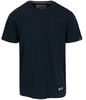 T-shirt PIT BULL NO LOGO granatowy