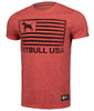 T-shirt PIT BULL PITBULL  USA 190 GSM red melange
