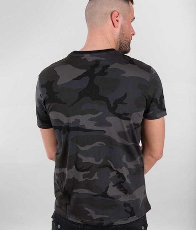 T-shirt ALPHA INDUSTRIES SMALL LOGO moro (black camo) 188505C 125