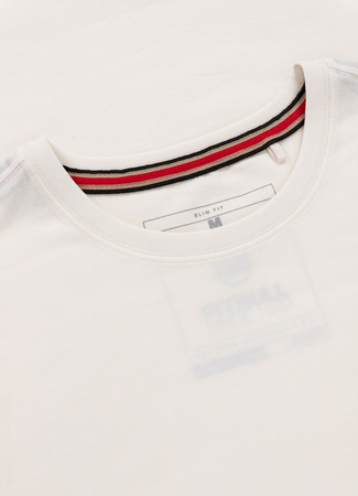 T-shirt PIT BULL USA CAL 140 spandex biały (off white)