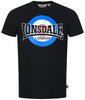 T-shirt LONSDALE HUYTON czarny