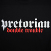 T-shirt PRETORIAN DOUBLE TROUBLE czarny