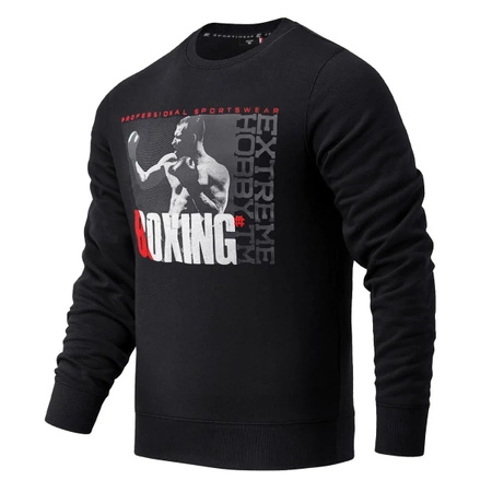 Bluza Crewneck  EXTREME HOBBY BOXING PRO czarny