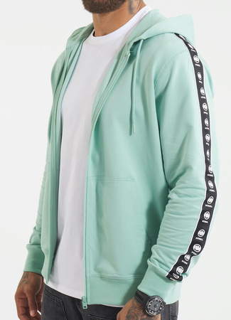 Bluza PIT BULL Tricot Terry TAPE NUGGET miętowa (light mint) rozpinana