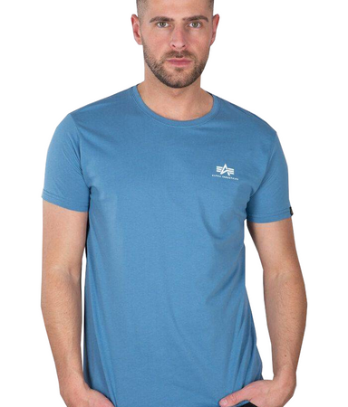 T-shirt ALPHA INDUSTRIES SMALL LOGO airforce blue 188505 538