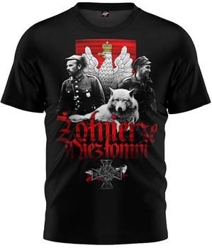 T-shirt ŻOŁNIERZE NIEZŁOMNI czarny