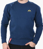 Bluza ALPHA INDUSTRIES SMALL LOGO granatowa (new navy) prosta 188307 435