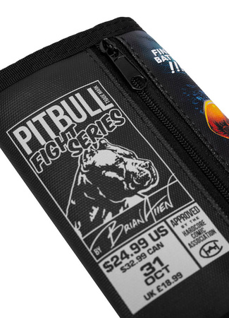 Portfel parciany PIT BULL ORIOLE MASTERS OF BOXING czarny